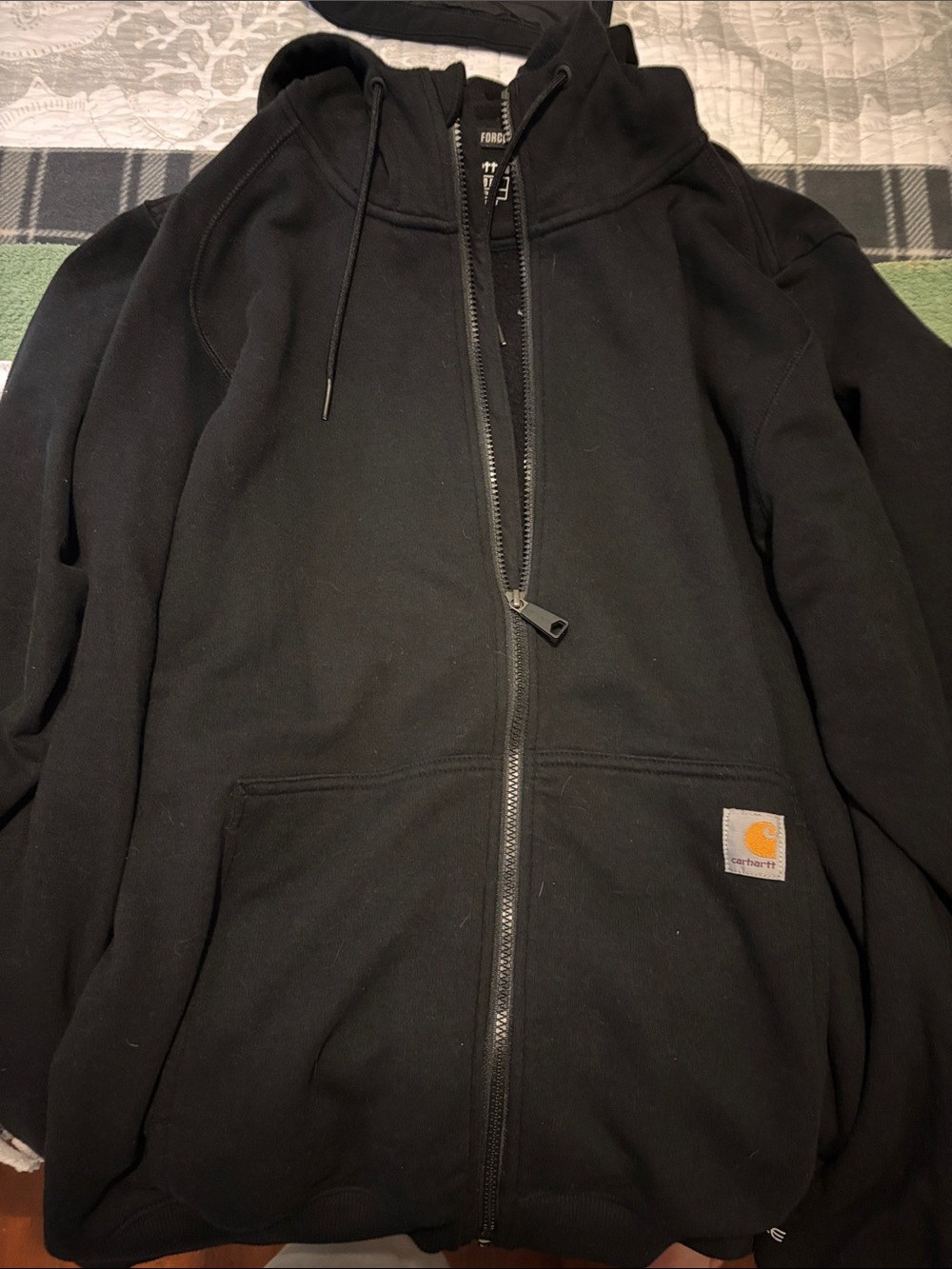 Carhartt Men’s Black Zip Hoodie